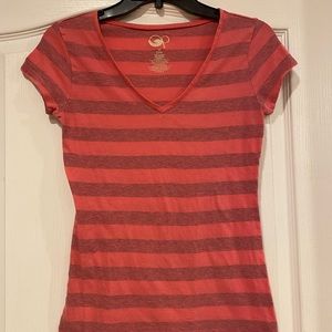 Women’s OP Pink Stripe Shirt Size Medium (In Like New Condition)